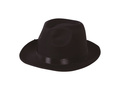 Kapelusz gangstera czarny z lamówką - 1 szt.