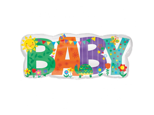 Foil balloon Baby - 83 x 35cm