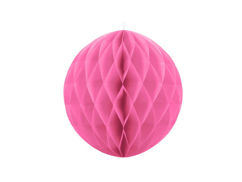 Dekoracja wisząca kula różowa - 30 cm - 1 szt.