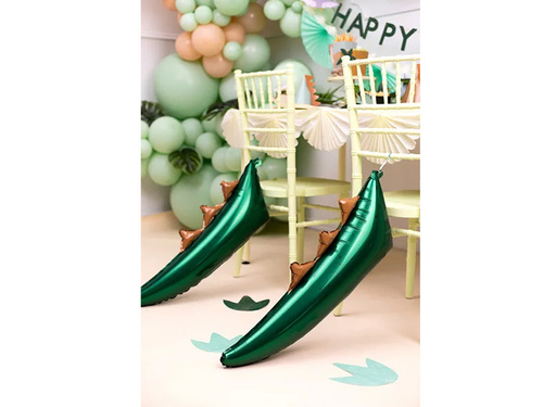 Dinosaur tail foil balloon - 74,5 x 25 cm - 1 pcs.