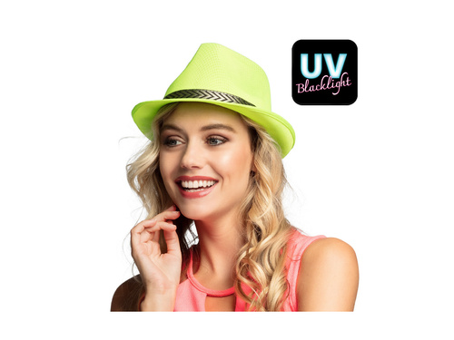 Kapelusz Funky neonowy zielony