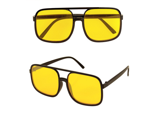 Rocker glasses yellow - 1 pc