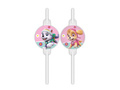 Psi Patrol Skye and Everest birthday straws - 4 pcs.
