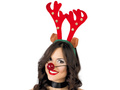 Reindeer horns with bells