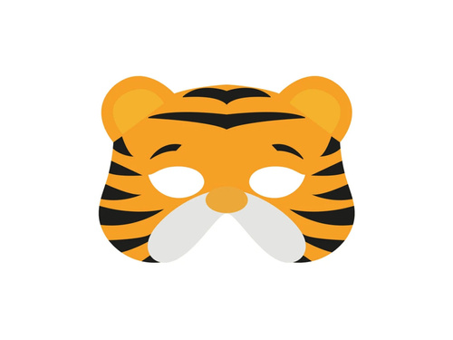 Felt mask Tigger - 1 pcs.