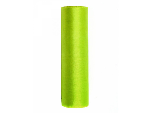 Organza plain light green - 16 cm x 9 meters