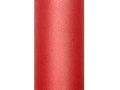 Smooth red tulle - 30 cm x 9 meters - 1 item.