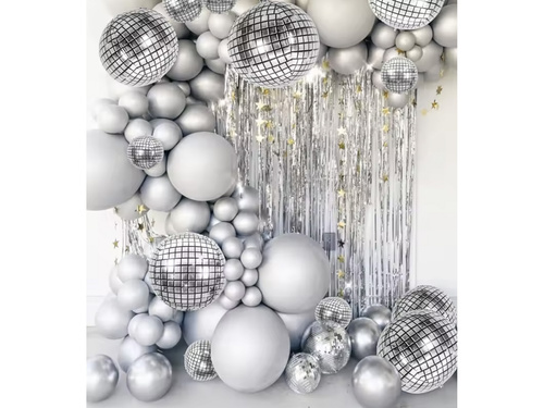 Balon foliowy Kula Disco Gigant - 127 cm - 1 szt.