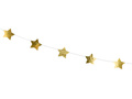 Banner garland Stars of gold - 360 cm - 1 pcs.