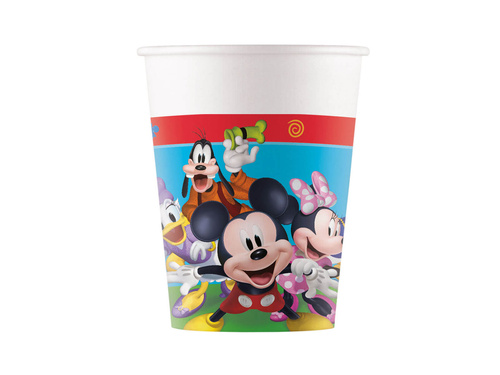 Kubeczki urodzinowe Myszka Mickey - 200 ml - 8 szt.