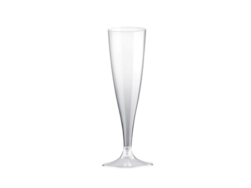 Champagne glasses transparent - 140 ml - 10 pcs.