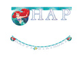 Baner urodzinowy Happy Birthday Arielka - 1 szt.