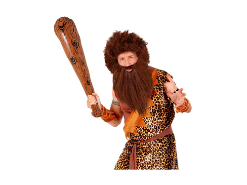 Peruka jaskiniowca z brodą