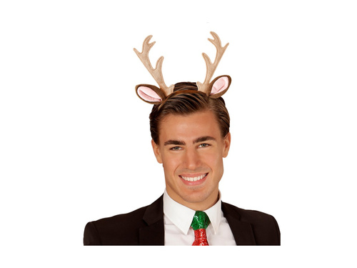 Opaska na głowę rogi renifera