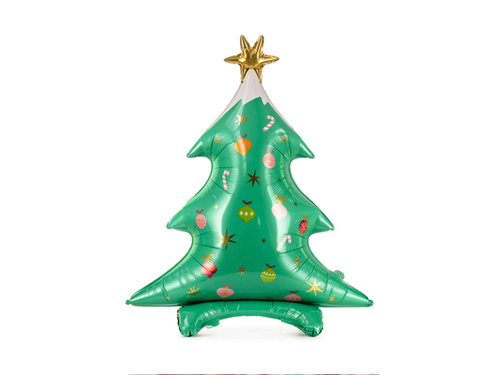 Foil balloon standing Christmas tree - 94 cm - 1 pc.