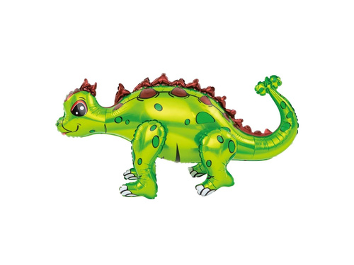 3D Ankylosaurus green foil balloon - 73 cm - 1 pc.