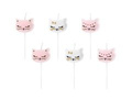 Pikery Kitten candles - 2 cm - 6 pcs.