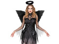 Angel wings black