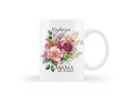 Kubek ceramiczny na dzień matki Bukiet kwiatów - 330ml