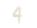 Numeral birthday candle "4" FLUOR - 1 pc