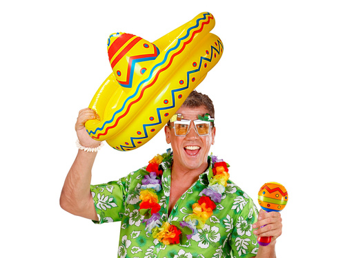 Dekoracja dmuchana Sombrero - 50 cm - 1 szt.