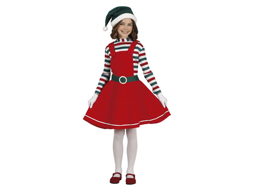 Santa girl worker costume