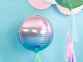 Purple-blue ombre balloon - 35 cm - 1 pc.