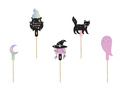 Cake toppers -  6 pcs