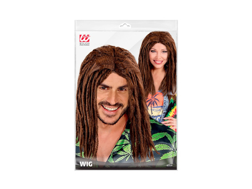 Brązowa peruka Dreadlocks