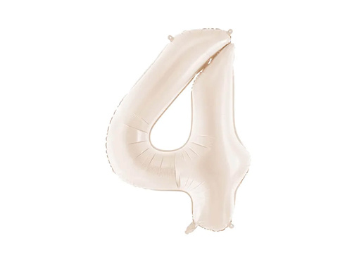 Number 4 Foil Balloon - 86 cm - 1 pc