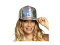 Czapka holograficzna srebrna