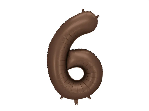 Number 6 Foil Balloon - 86 cm - 1 pc