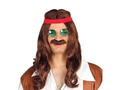 Hippie wig & mustache