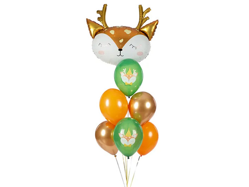 Merry Christmas balloons - 12" - 6 pcs