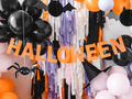 Baner Halloween pomarańczowy - 250 cm - 1 szt.