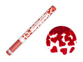 Shooting tube, red hearts, 60 cm, 1 pc.