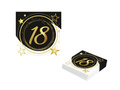 18th Luncheon Napkins - 33 cm - 12 pcs