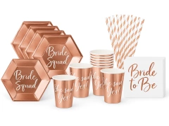 Zestaw papierowy na Wieczór Panieński Bride to be