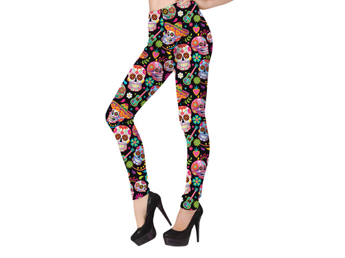 Day of the dead leggins