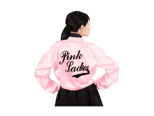 Różowa Satynowa kurtka damska - styl lat 50 - 50s Lady