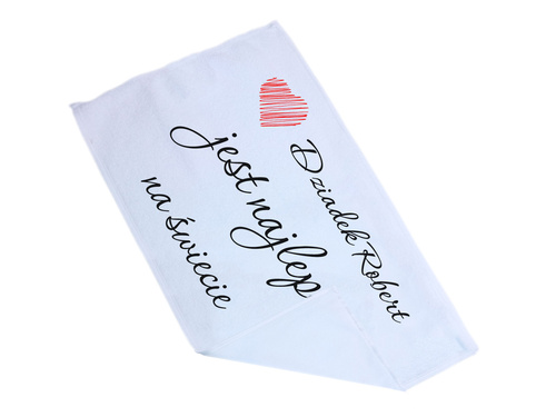 Ręcznik personalizowany na dzień dziadka - 30x50 cm