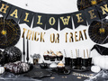 Talerzyki papierowe halloweenowe Trick or Treat - 20 cm - 6 szt.