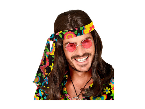 Opaska Kolorowe Kwiaty lata 60.