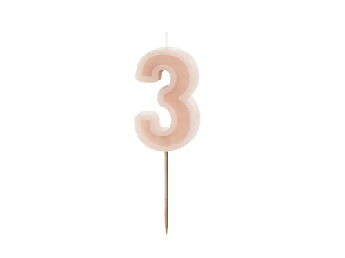 Candle no 3 - 1 pc