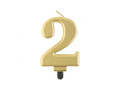 Gold Candle no 2 - 1 pc