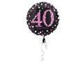 Foil balloon - 40th birthday - 43 cm - 1 pc.