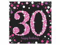 Thirtieth birthday napkins - 33cm - 16 pcs.