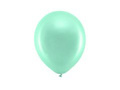 Rainbow metallic mint balloons - 30 cm - 100 pcs.