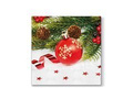 Christmas napkins Red bauble - 33 cm - 20 pcs.
