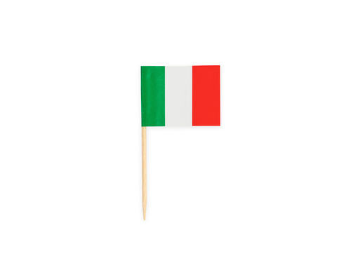 Italy Flag Picks - 50 pcs